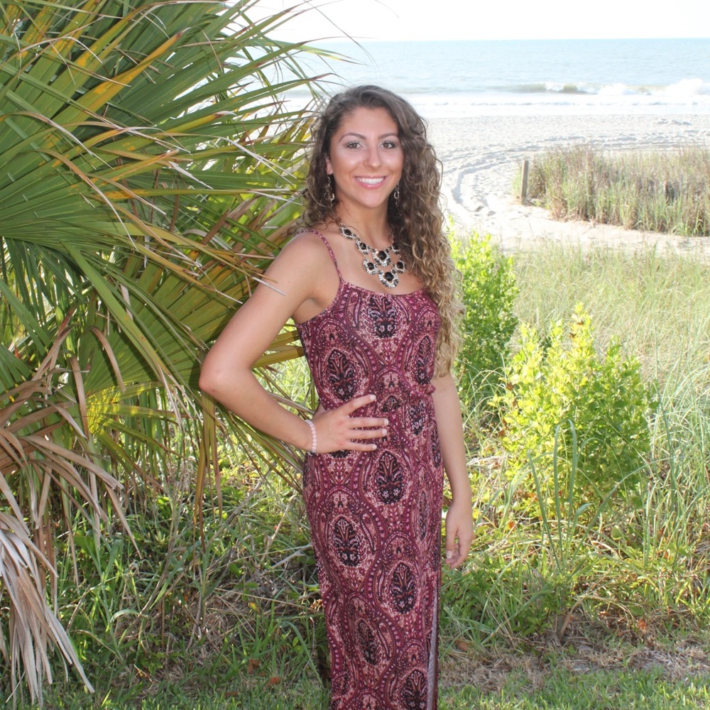 Long maxi dress